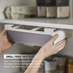 Kitchen Self-Adhesive Wall-Mounted Spice Organizer