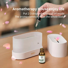 Aroma Diffuser LED Ultrasonic Flame Humidifier